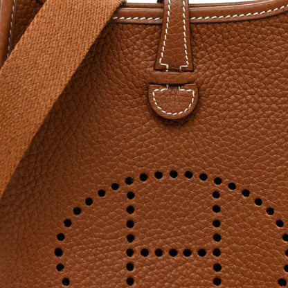Hermes Taurillon Clemence Evelyne TPM Gold 6 of 10