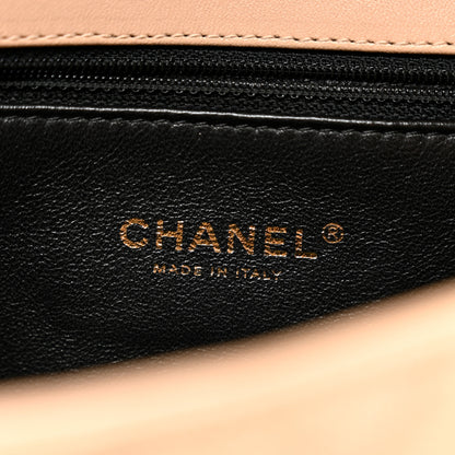 Chanel Caviar Quilted Medium CC Filigree Flap Beige Black 6 of 10