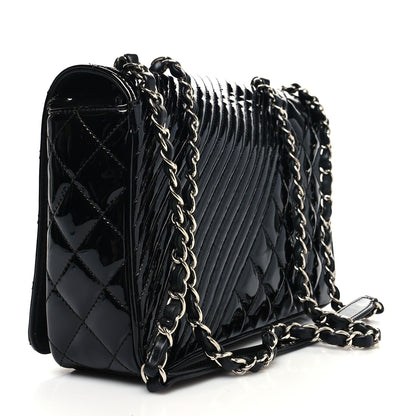 Chanel Patent Quilted Medium Coco Boy Flap Black 3 of 10
