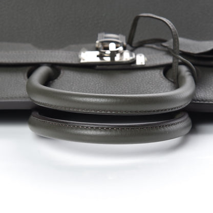 Hermes Taurillon Clemence HAC Birkin 40 Vert De Gris 14 of 30