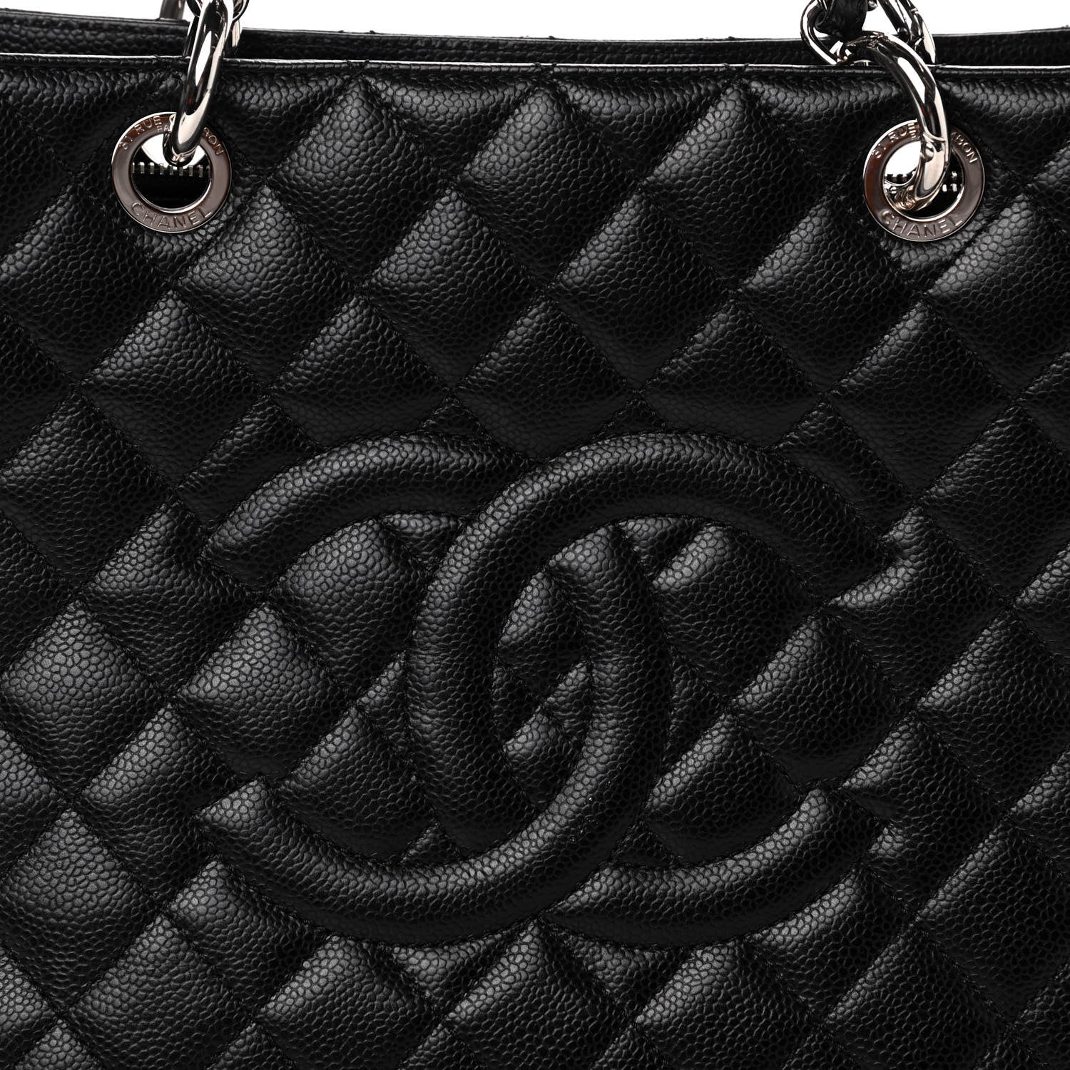 Chanel Caviar Quilted Grand Shopping Tote GST Black 11 of 11