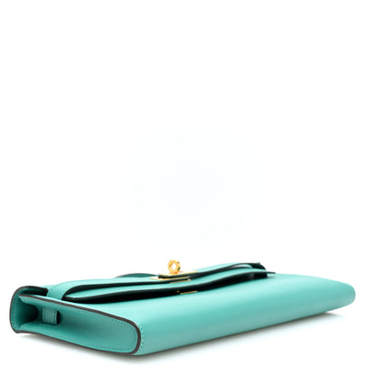 Hermes Swift Kelly Cut Clutch Pochette Vert Verone 4 of 11