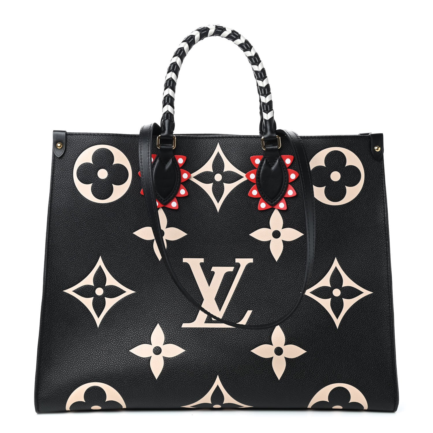 Louis Vuitton Empreinte Monogram Giant Crafty Onthego GM Black Creme 1 of 8