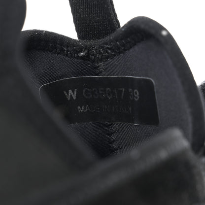 Chanel Velvet Calfskin Mixed Fibers CC Sneakers 39 Black 7 of 9