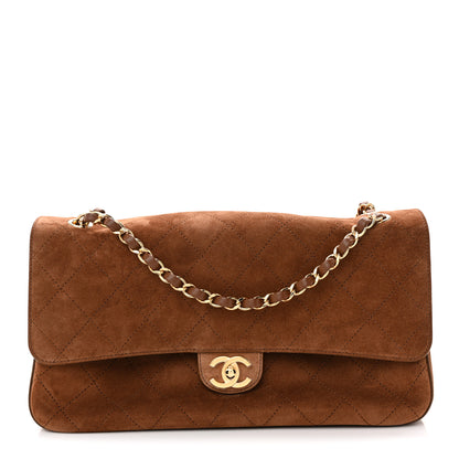 Chanel Suede Calfskin Small Souplissimo Maxi Flap Camel 1 of 10