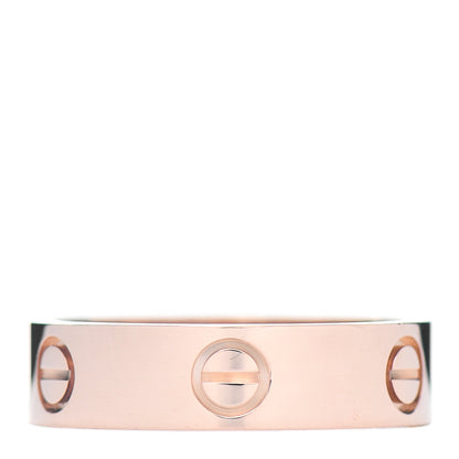 Cartier 18K Pink Gold 5.5mm LOVE Ring 58 8.25 3 of 4