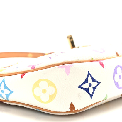 Louis Vuitton Monogram Multicolor Pochette Accessories White 8 of 9