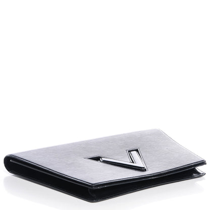 Louis Vuitton Epi Pochette Trapeze Clutch Black 4 of 8