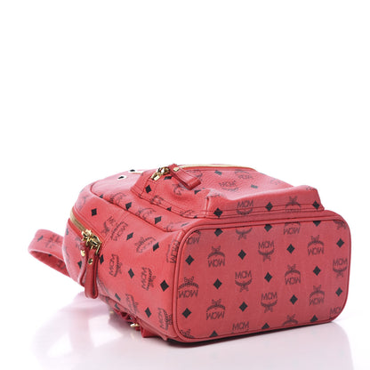 MCM Visetos Small Sprinkle Stud Stark Backpack Corail 3 of 10