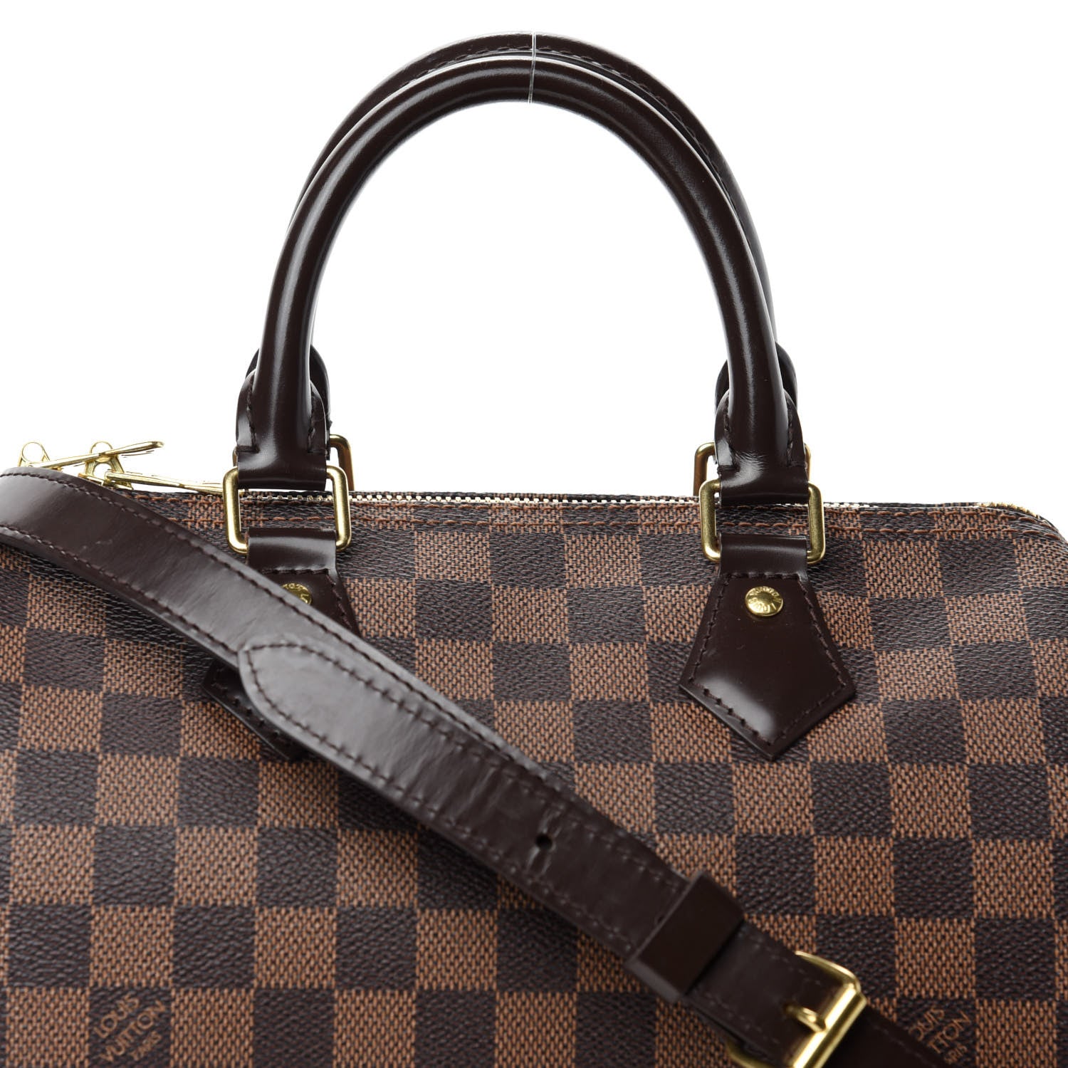 Louis Vuitton Damier Ebene Speedy Bandouliere 25 11 of 11