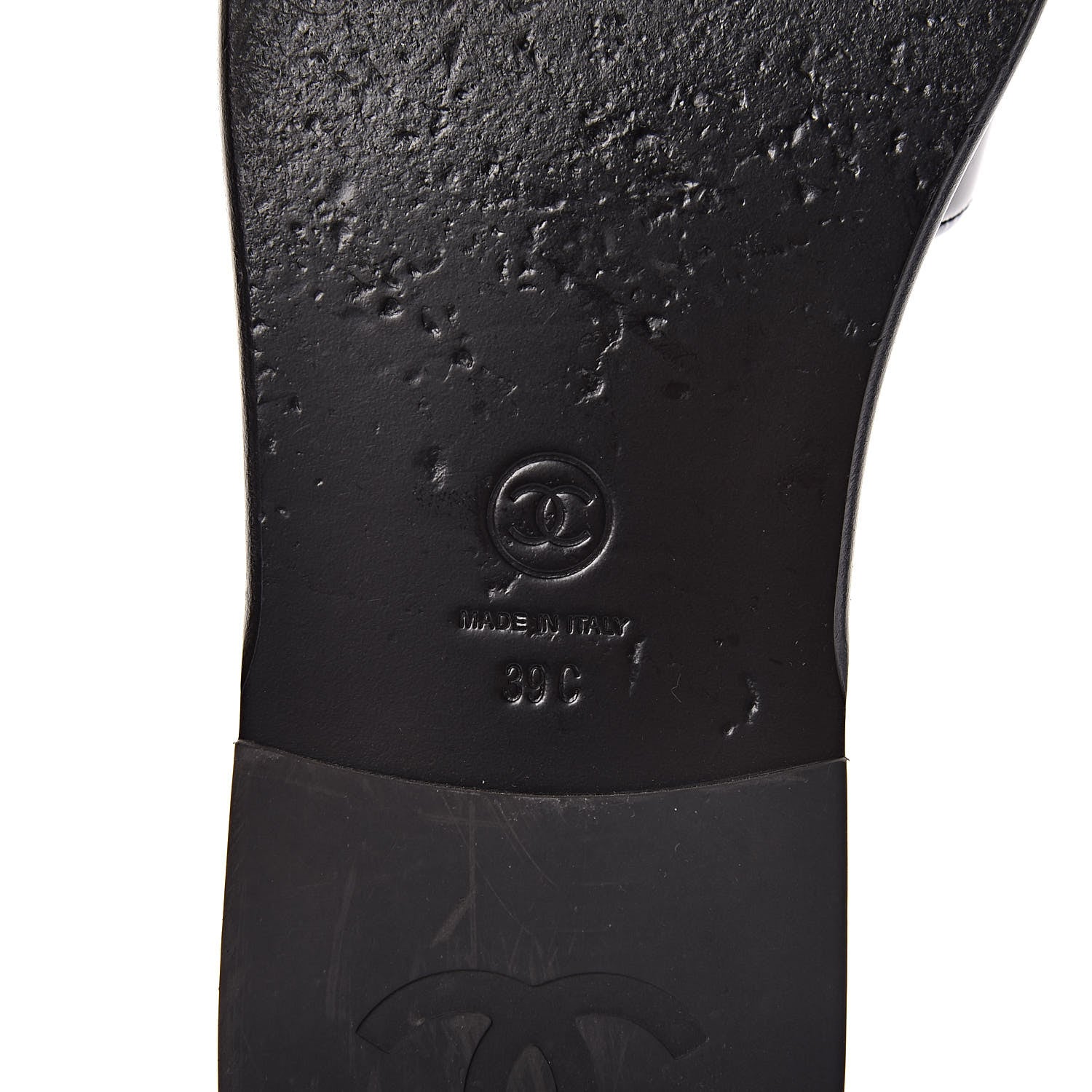 Chanel Patent Calfskin CC Slip On Mules 39 Black 8 of 12