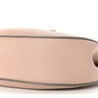 Chloe Grained Lambskin Mini Drew Shoulder Bag Cement Pink 9 of 9
