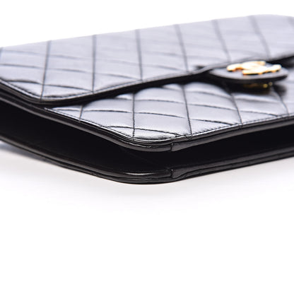 Chanel Lambskin Quilted Medium Single Flap Black 9 of 11