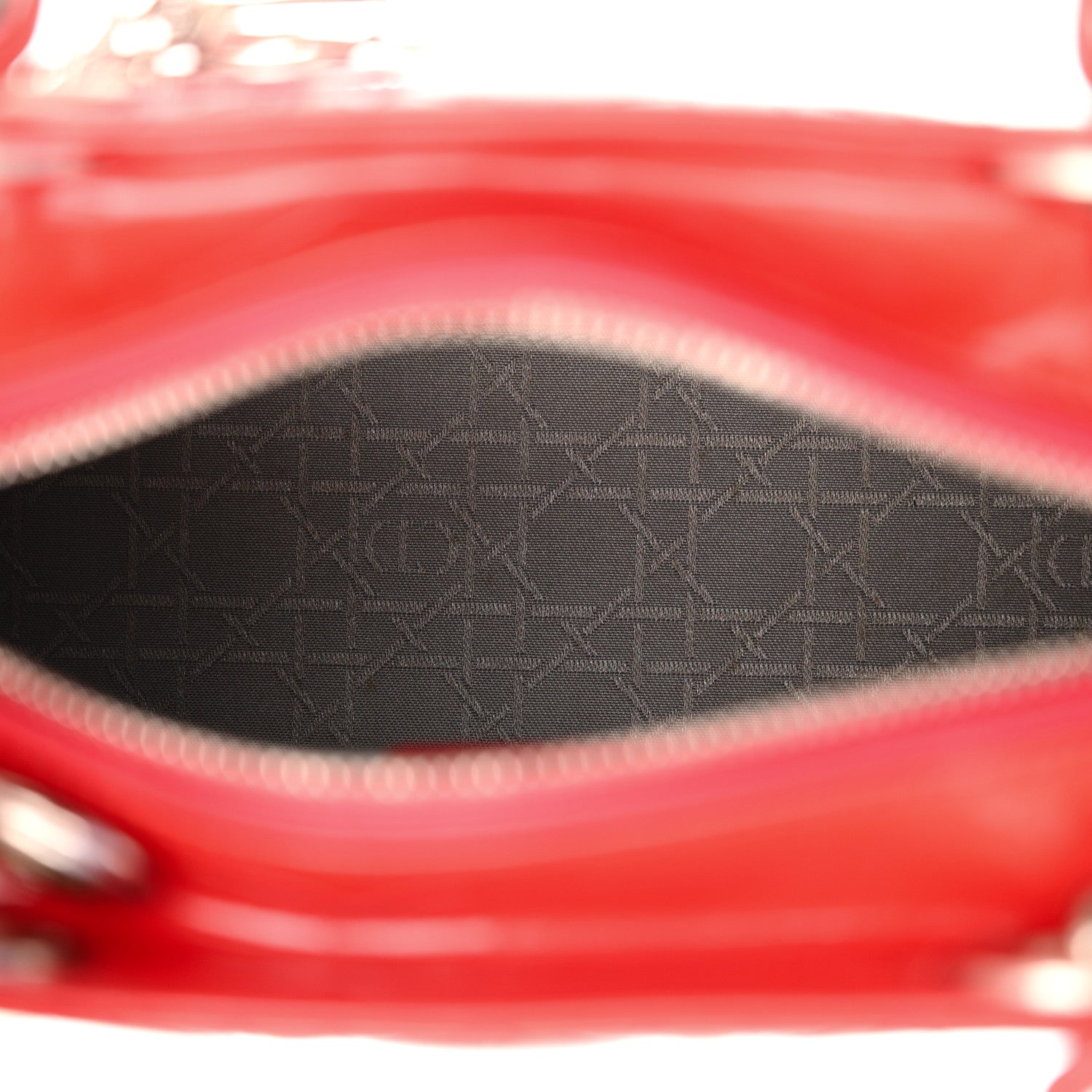 Christian Dior Patent Cannage Medium Lady Dior Fuchsia 5 of 12