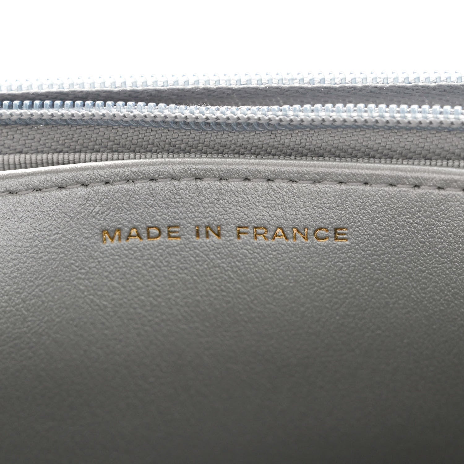 Chanel Iridescent Goatskin Quilted Wallet On Chain WOC Silver 7 of 11