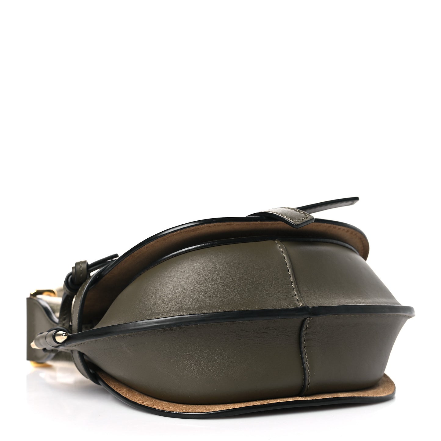 Calfskin Jacquard Mini Gate Dual Bag Autumn Green