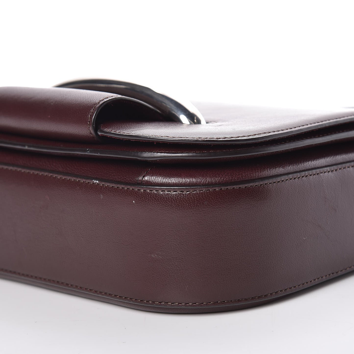 Smooth Calfskin Small Selwood Oxblood