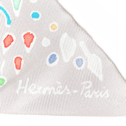 Hermes Silk Isola Di Primavera Twilly Gris Perle Grenadine 6 of 8