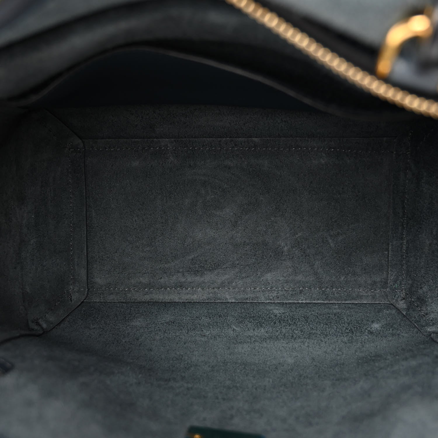 Celine Baby Grained Calfskin Micro Belt Bag Steel Blue 5 of 10