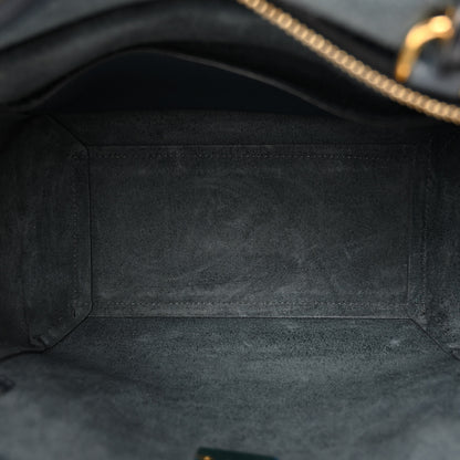 Celine Baby Grained Calfskin Micro Belt Bag Steel Blue 5 of 10