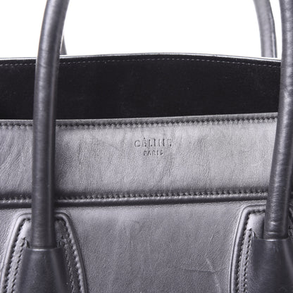 Celine Supple Calfskin Medium Phantom Luggage Black 10 of 11