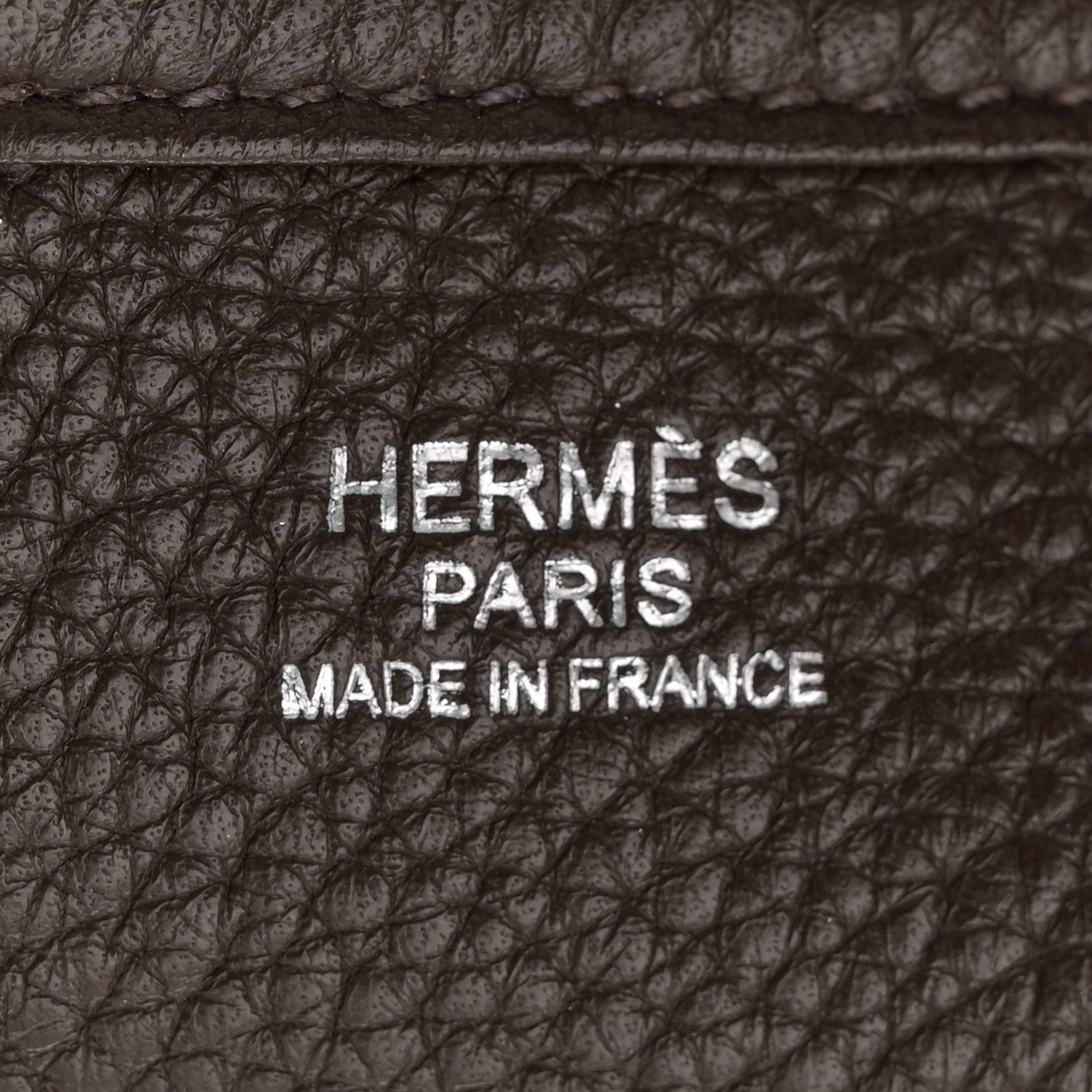 Hermes Taurillon Clemence Evelyne III GM Cocoa 6 of 11