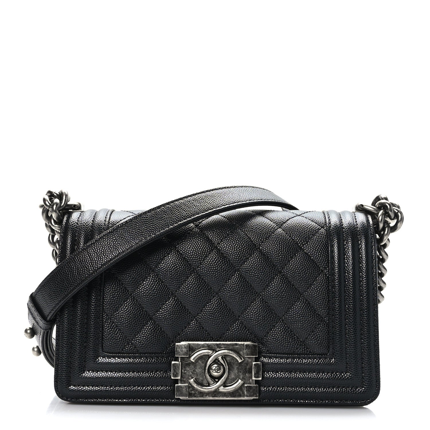 Chanel Caviar Quilted Small Boy Flap Black 1 of 10