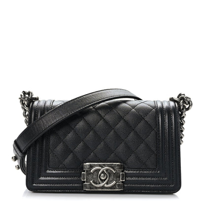 Chanel Caviar Quilted Small Boy Flap Black 1 of 10