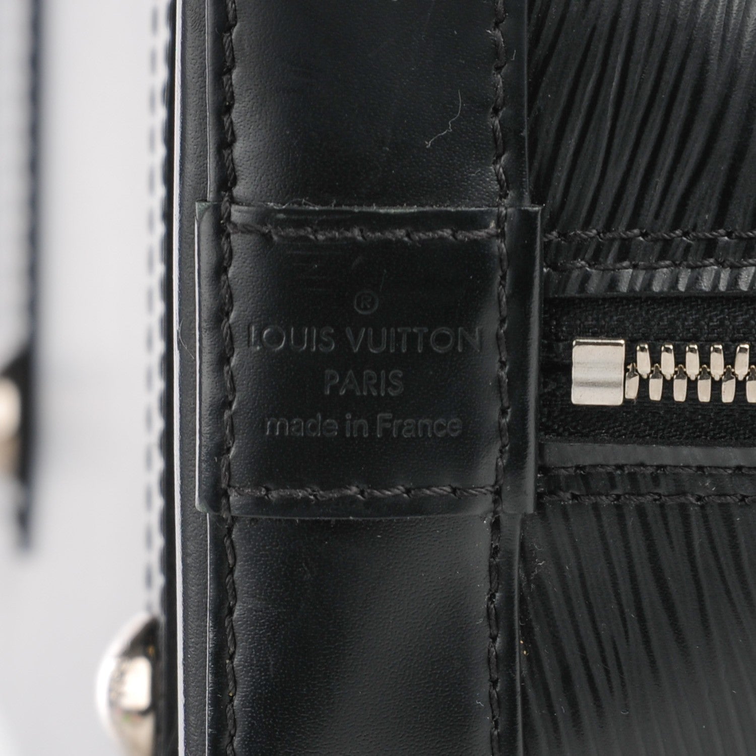 Louis Vuitton Epi Alma PM Black 6 of 7