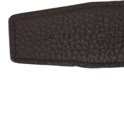 Hermes Swift Togo 32mm Belt Strap 95 Black Chocolate 5 of 7