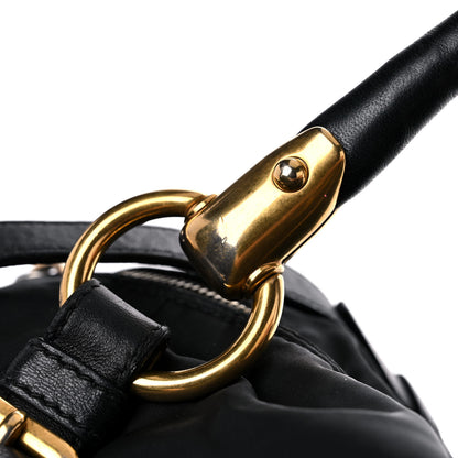 Prada Tessuto Nylon Saffiano Tote Black 22 of 25