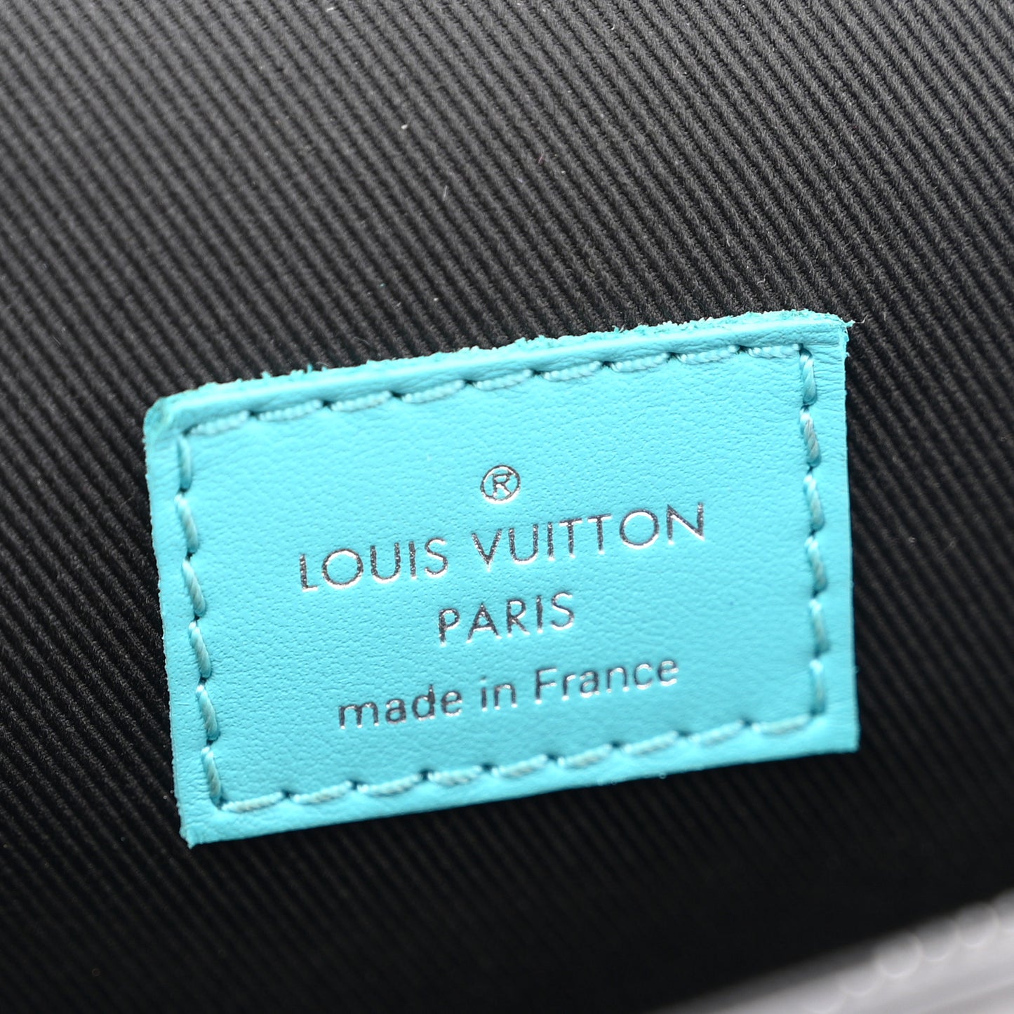 Reverse Monogram Eclipse Steamer Wearable Wallet Turquoise