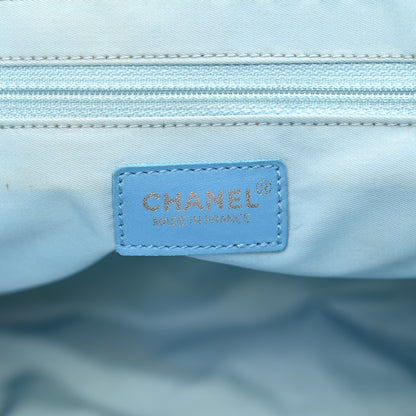 Chanel Nylon Travel Tote Blue 7 of 12