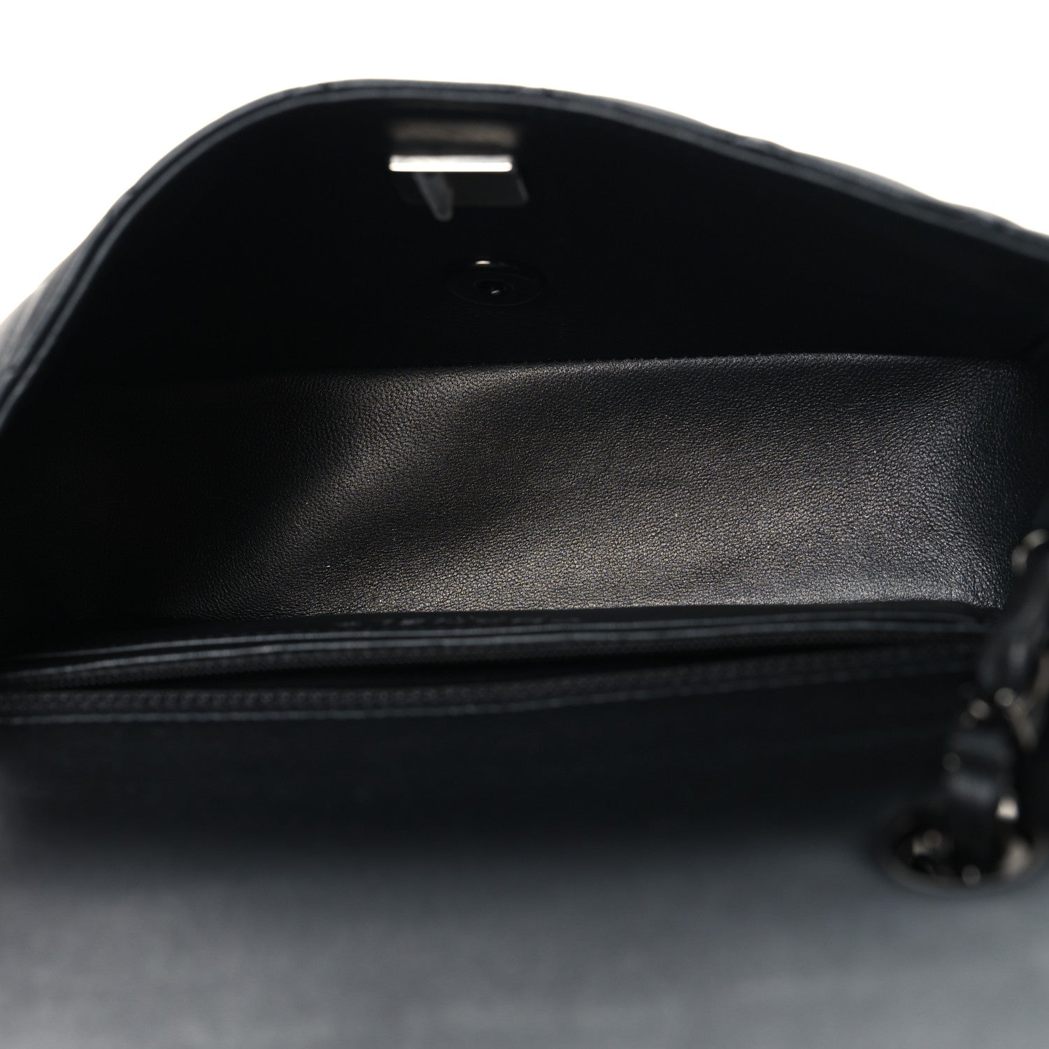 Chanel Pearly Lambskin Quilted Mini Rectangular Flap So Black 5 of 10