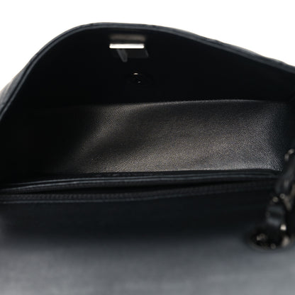 Chanel Pearly Lambskin Quilted Mini Rectangular Flap So Black 5 of 10