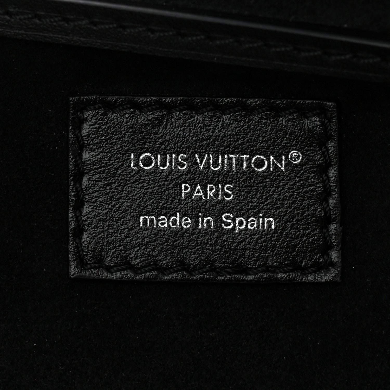 Louis Vuitton Lambskin Monogram Montsouris Vibe PM Black 6 of 10