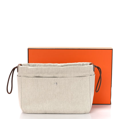 Hermes Canvas Barenia Fourbi 20 PM Pouch Naturel Fauve 9 of 9