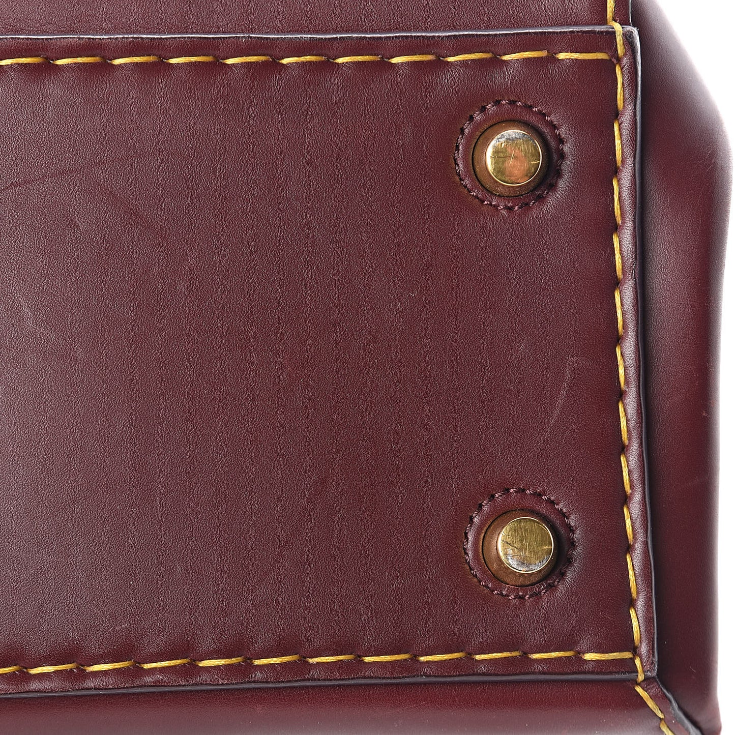 Smooth Calfskin Small Edge Shoulder Bag Burgundy