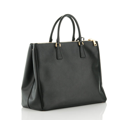 Prada Saffiano Lux Extra Large Galleria Double Zip Tote Black 3 of 8