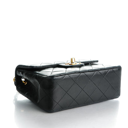 Chanel Lambskin Quilted Mini Square Flap Black 4 of 9