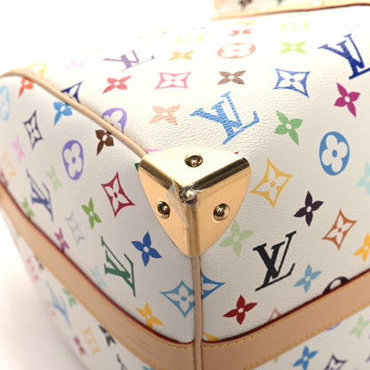 Louis Vuitton LV X TM Monogram Multicolor Keepall Bandouliere 45 White 7 of 10