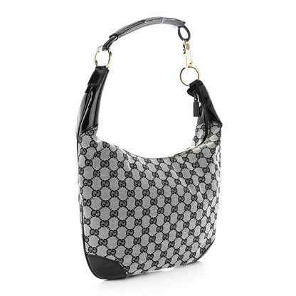 Gucci Monogram Classic Ring Hobo Blue 3 of 10