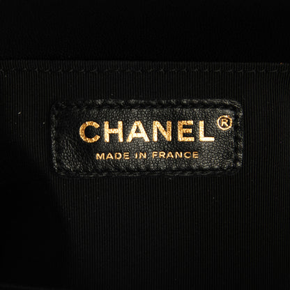 Chanel Lambskin Quilted Medium Boy Flap Black 6 of 8