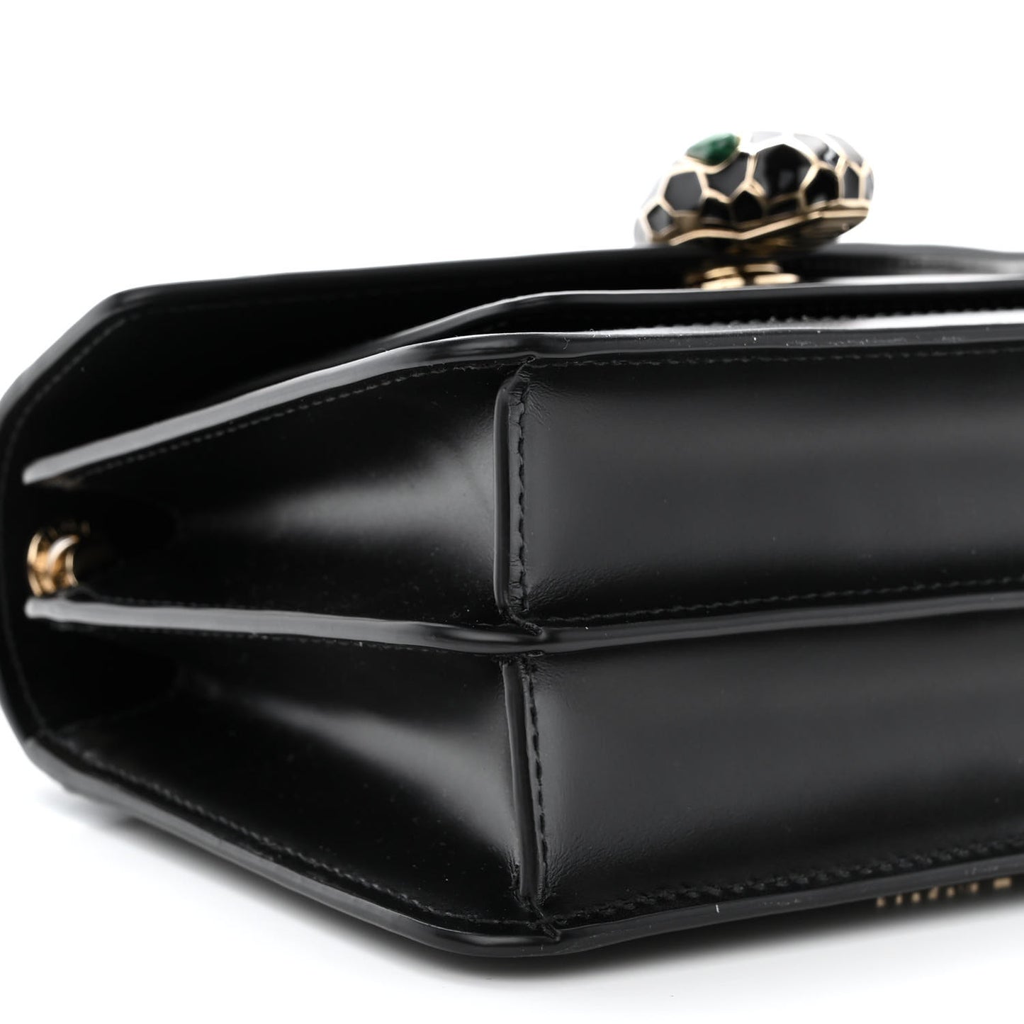 Calfskin Serpenti Forever Crossbody Bag Black