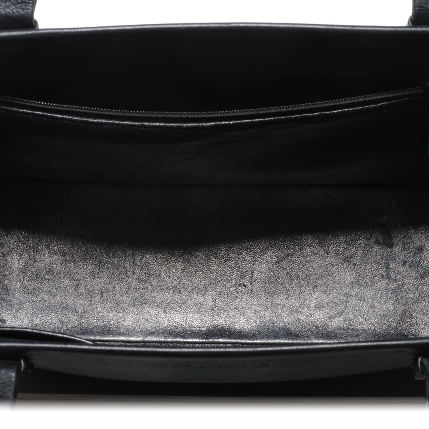 Chanel Calfskin Leather Simple Shoulder Bag Black 6 of 8