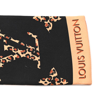 Louis Vuitton Silk Monogram Wild At Heart Bandeau Black 3 of 5