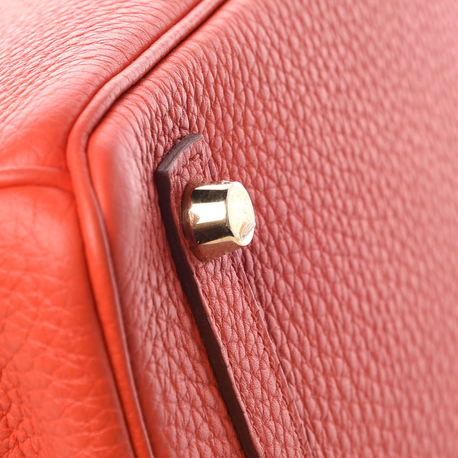Hermes Togo Birkin 25 Rouge Tomate 37 of 37