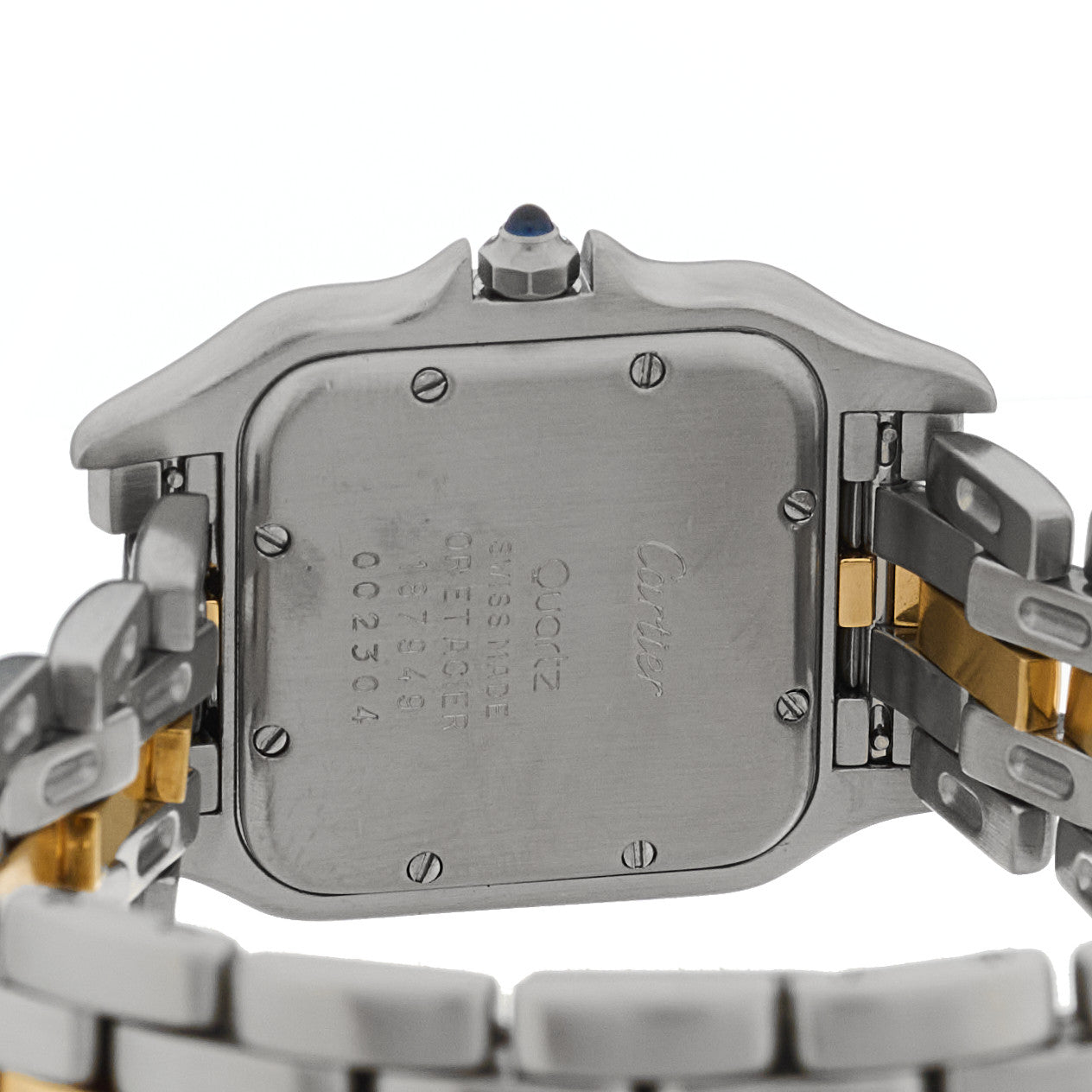 Cartier Stainless Steel 18K Yellow Gold 27mm Panthere Quartz Watch 4 of 5