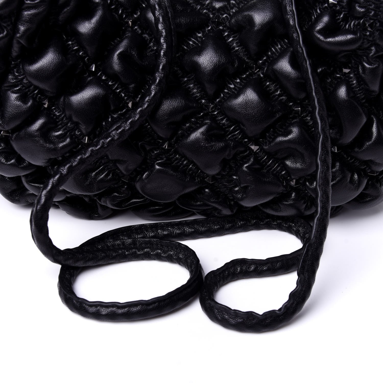 Valentino Garavani Nappa Small Spikeme Hobo Bag Black 10 of 10