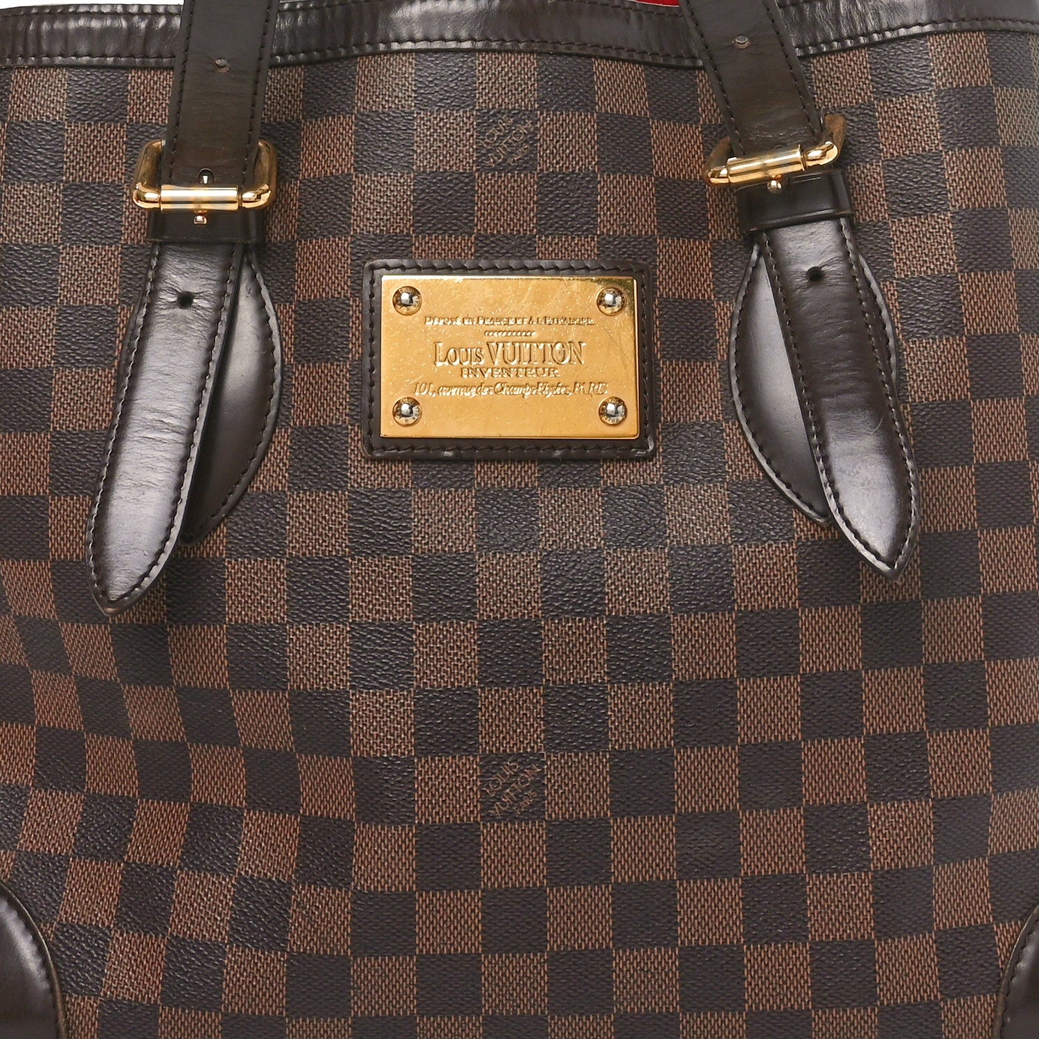 Louis Vuitton Damier Ebene Hampstead MM 7 of 10